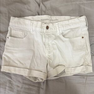 Old Navy Women's Cream Jean Shorts